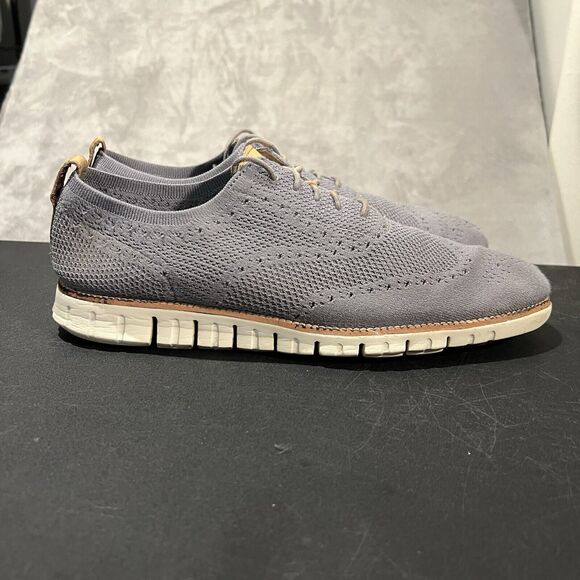 Cole Haan Zerogrand Wingtip Oxford Men's 13 Gray C24944 Stitchlite Shoes - Picture 1 of 10